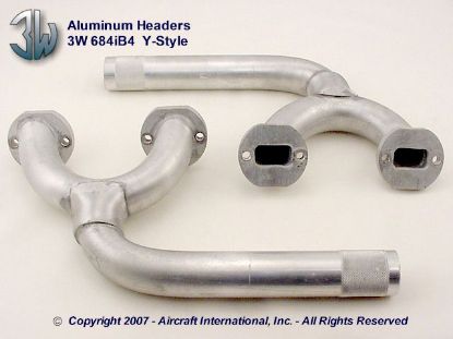 Picture of HDR684Y - 4 Cylinder Headers Fits 3W 684iB4 - "Y" Style